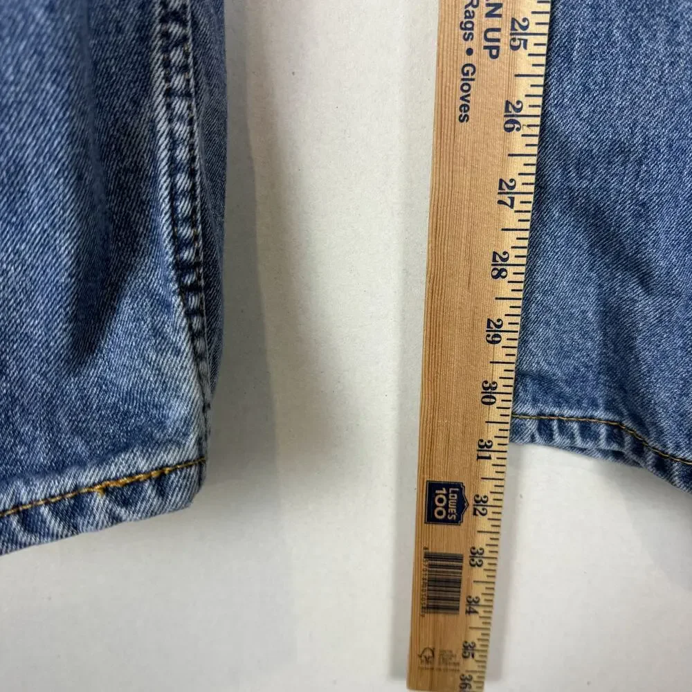 Levi's 550 Jeans Men 40x31 Blue Denim High-Rise Relaxed Fit Straight Leg Zip Fly
